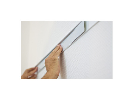 FRANKEN Set de rails muraux PRO, 2.000 x 60 mm, argent