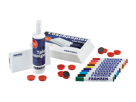 FRANKEN Kit de démarrage pour tableau blanc, magnétique