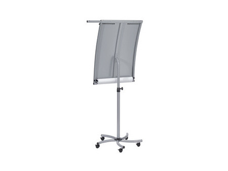 FRANKEN Chevalet de conférence PRO Mobil Paper Roll, argent
