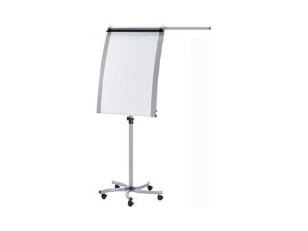 FRANKEN Chevalet de conférence PRO Mobil Paper Roll, argent