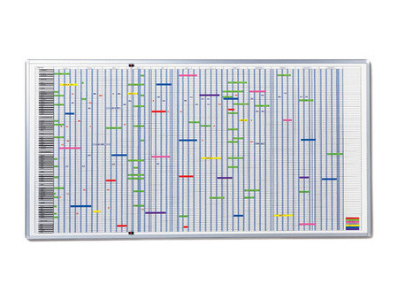 FRANKEN Tableau planning JETPLANER, 12 mois, 1.930 x 1.000mm