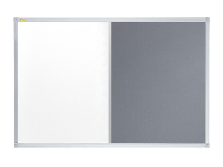 FRANKEN Tableau duo X-tra! Line, (L)1.200 x (H)900 mm, gris