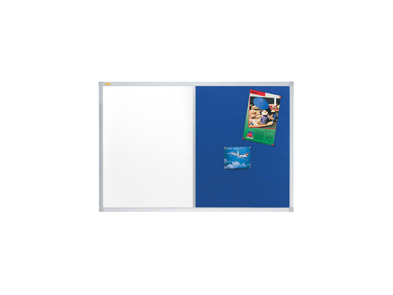 FRANKEN Tableau duo X-tra! Line, (L)600 x (H)450 mm, bleu