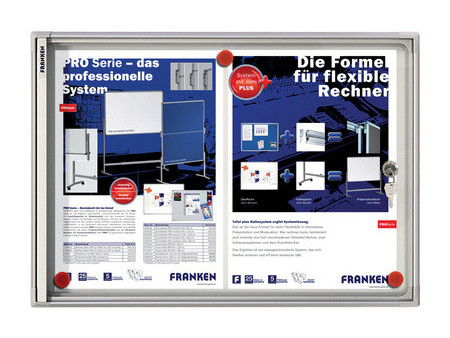 FRANKEN Vitrine d'affichage X-tra!Line, 8 x format A4
