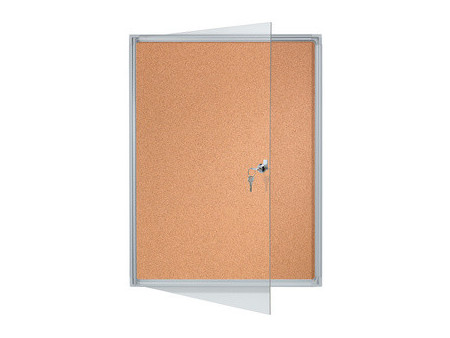 FRANKEN Vitrine d'affichage X-tra!Line, 3 x A4, dos en liège
