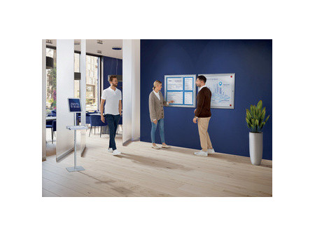 FRANKEN Vitrine d'affichage SECURITY 4 x A4, ininflammable