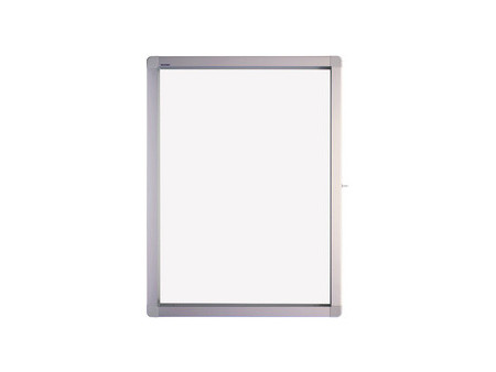 FRANKEN Vitrine d'affichage ECO pour 8 x A4, surface métal