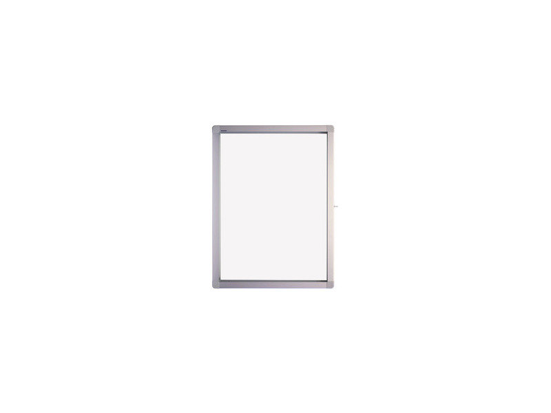 FRANKEN Vitrine d'affichage ECO pour 8 x A4, surface métal