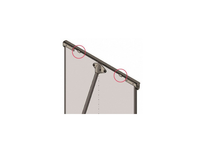 FRANKEN Porte-bloc pour chevalet de conférence EL-FC
