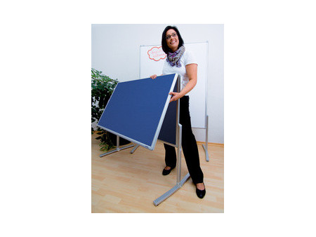 FRANKEN Tableau de présentation PRO, 1200 x 1500 mm, bleu