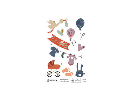 AVERY Zweckform ZDesign Sticker CREATIVE 'Jeu pour bébé'