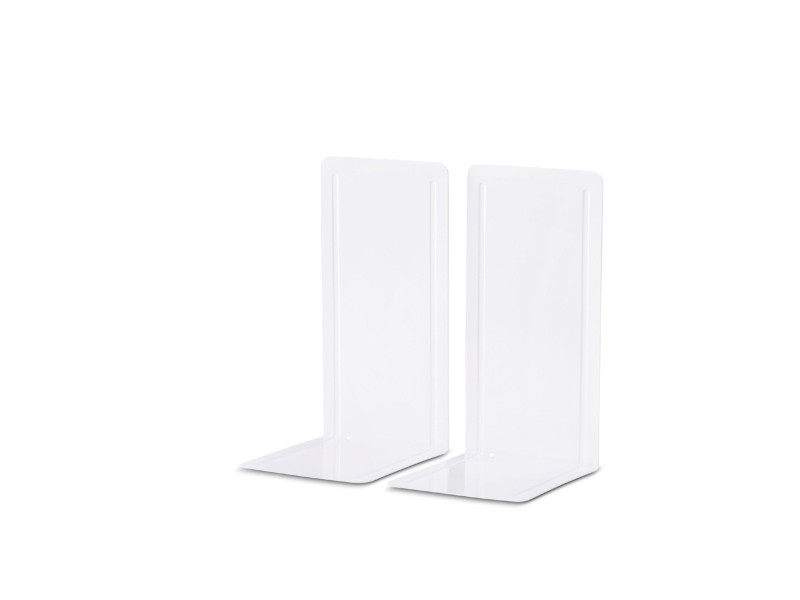 MAUL Serre-livres (L)130 x (P)140 x (H)240 mm, blanc