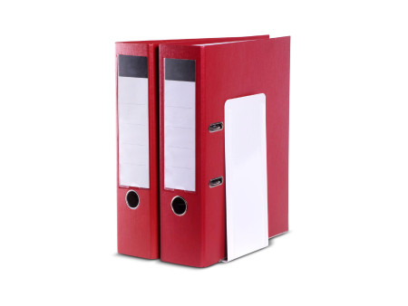MAUL Serre-livres (L)130 x (P)140 x (H)240 mm, blanc