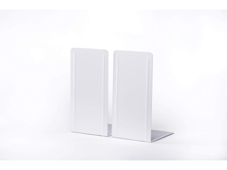 MAUL Serre-livres (L)130 x (P)140 x (H)240 mm, blanc