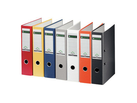 LEITZ classeur plastique, 180 degrés, format A4, 80 mm, bleu