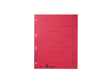 LEITZ Intercalaires, format A4 extra large,en carton manille