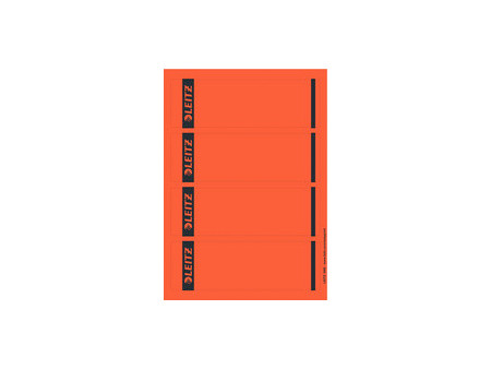 LEITZ Etiquette pour dos de classeur, 61 x 192 mm, gris