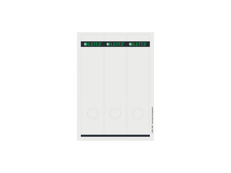 LEITZ Etiquette pour dos de classeur, 61 x 285 mm, vert