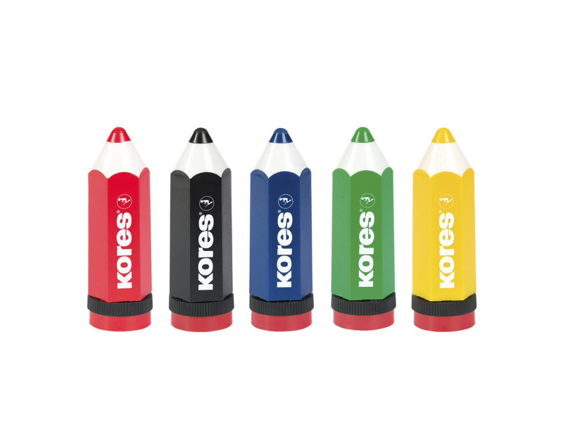 Kores Taille-crayons KOLORITO, en forme de crayon,