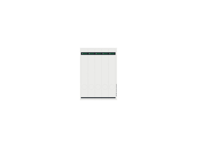 LEITZ Etiquette pour dos de classeur, 39 x 285 mm, rouge