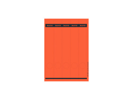 LEITZ Etiquette pour dos de classeur, 39 x 285 mm, rouge