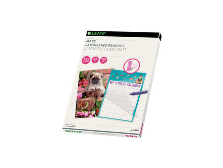LEITZ Pochette de plastification, A4, mat, 250 microns