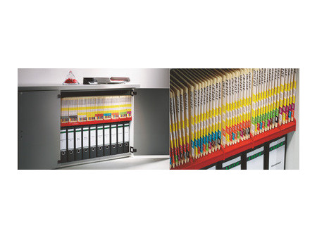 LEITZ Porte-revues Standard, pour les sous-dossiers, bleu