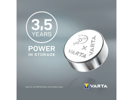 VARTA Pile bouton oxyde argent V76PX (SR44), 1,55 V