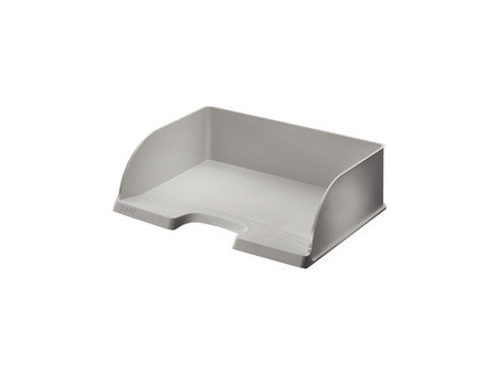 LEITZ Corbeille à courrier Plus Jumbo, A4 paysage, gris