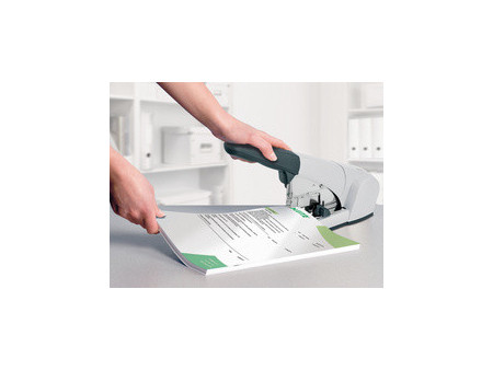 LEITZ Agrafeuse gros travaux 5553, 120 feuilles, argent