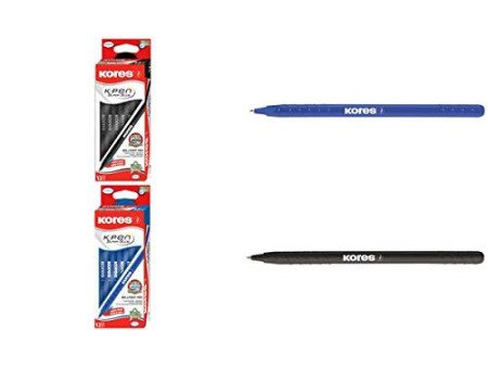 Kores Stylo à bille jetable K-Pen Super Slide K, bleu
