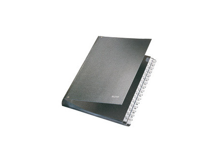 LEITZ classeur à soufflet, A4, A-Z, 24 compartiments, noir,