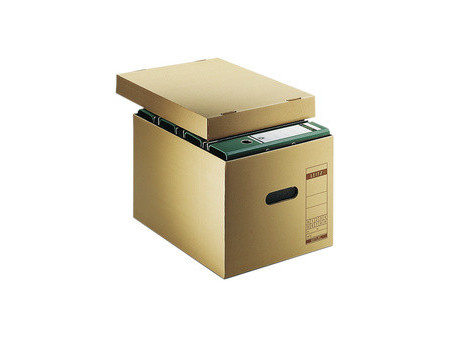 LEITZ boîte d'archivage et de transport, en carton ondulé,