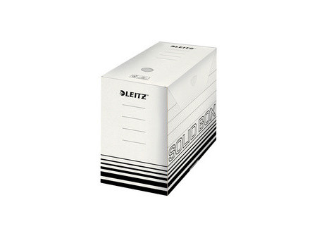 LEITZ Boîte à archives Solid, (L)150 mm, blanc/noir,