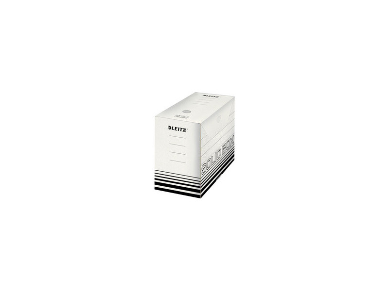 LEITZ Boîte à archives Solid, (L)150 mm, blanc/noir,