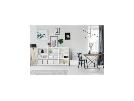 Esselte Boîte de rangement & cadeau Home M, set de 3, blanc