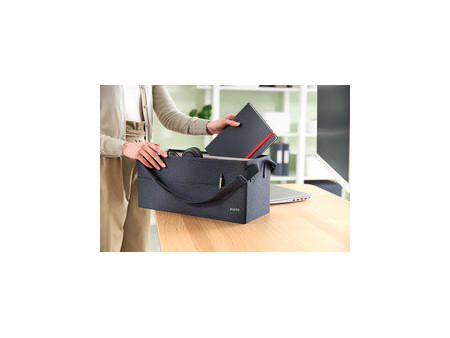 LEITZ Sac de rangement Desk Sharing, en tissu, gris velours