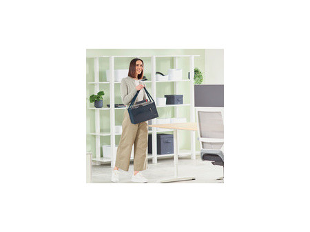 LEITZ Sacoche Desk Sharing, en tissu, gris velours