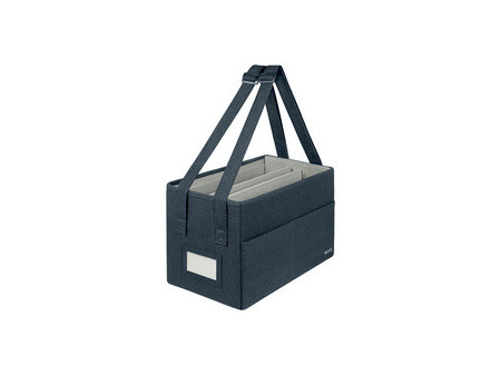 LEITZ Sacoche Desk Sharing, en tissu, gris velours
