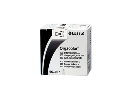 LEITZ onglet alphabétique 'X' sur rouleau, bleu, adhésif
