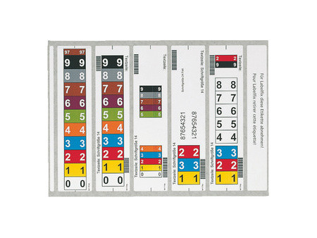 LEITZ Etiquettes d'inscription OrgacolorPlus pour imprimante
