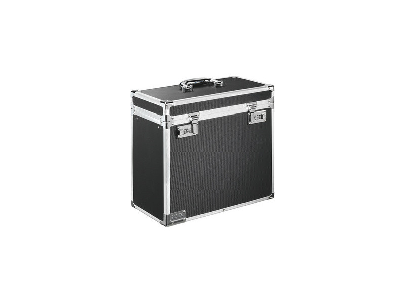 LEITZ Boîte mobile pour dossiers suspendus, noir/chrome,cadr