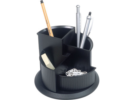 helit Pot à crayons multifonction 'the hub line', noir