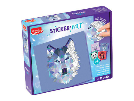Maped Creativ Collage sur chiffres STICKER'ART CREATIVE SET