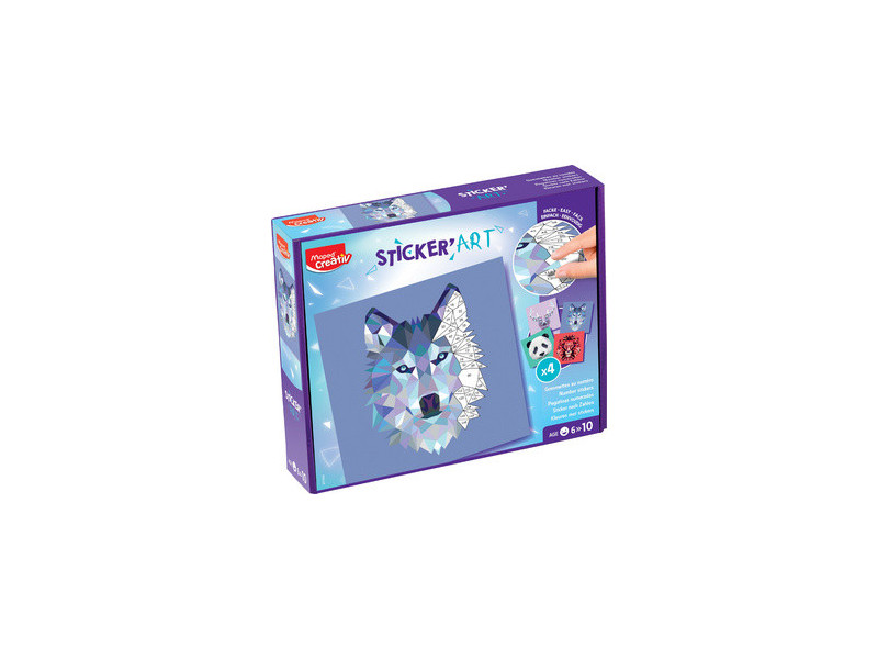 Maped Creativ Collage sur chiffres STICKER'ART CREATIVE SET