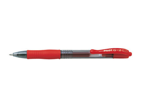 PILOT Stylo roller à encre gel G2 10, rouge