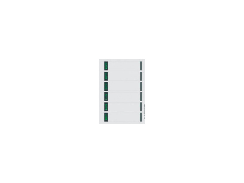 LEITZ Etiquette pour dos de classeur, 39 x 192 mm, rouge