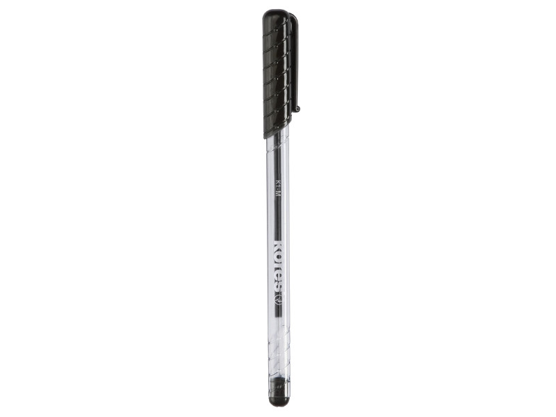 Kores Stylo à bille jetable K-PEN K1, tracé: M, noir