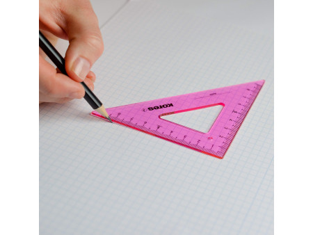 Kores Kit de géometrie GEO15, 4 pièces, assorti