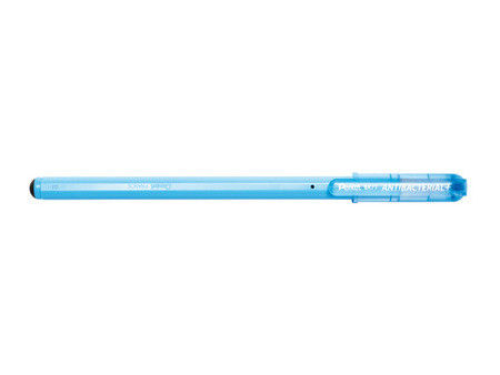 Pentel Stylo à bille SUPERB BK77 ANTIBACTERIAL+, bleu